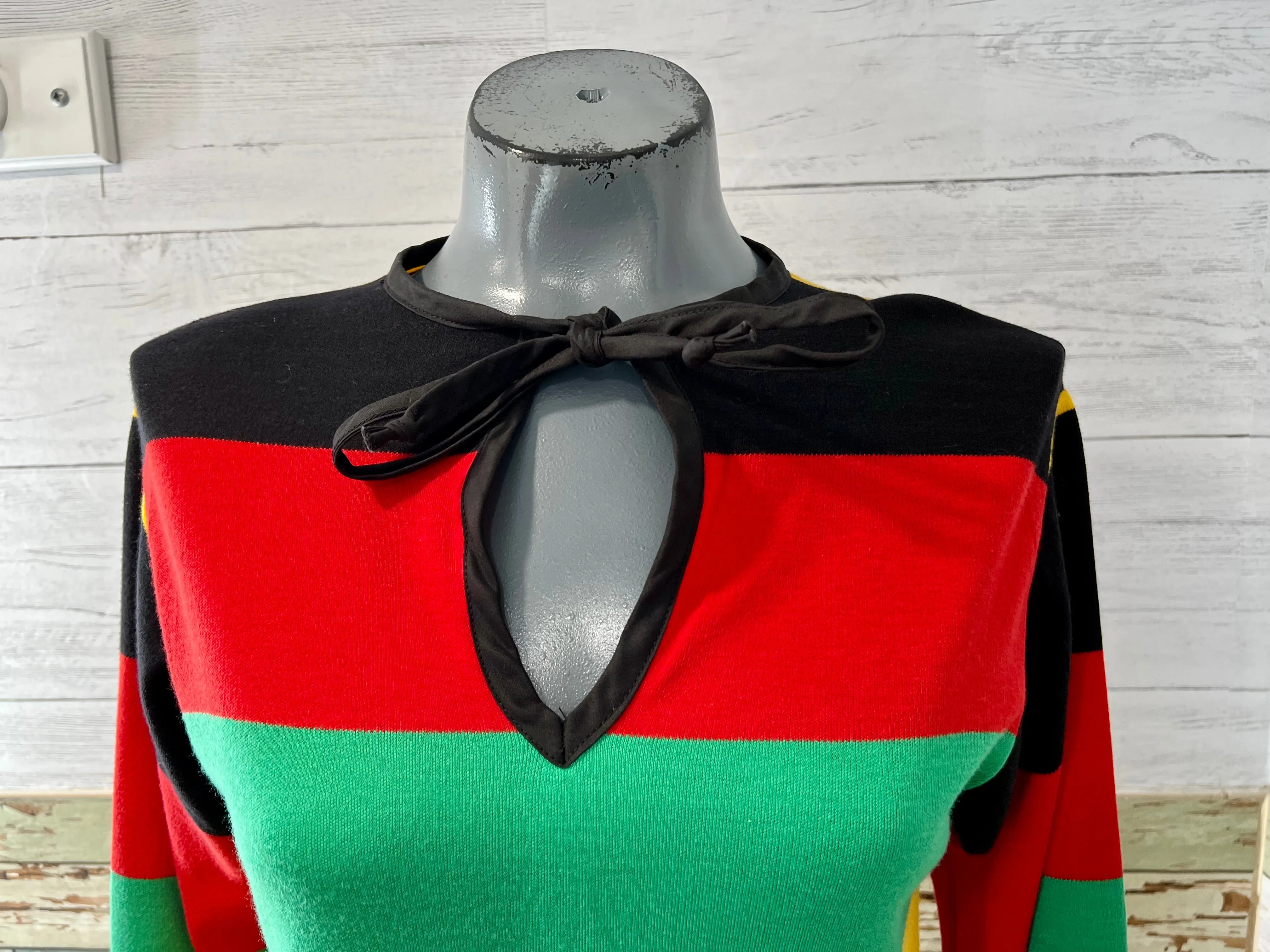 70s Multicolor Stripe Sweater