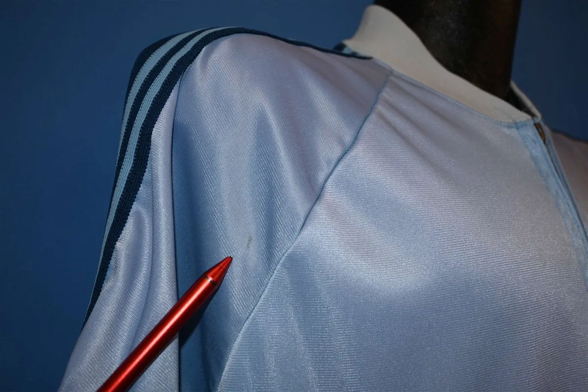80s Adidas ATP Keyrolan Blue Trefoil Track Jacket Medium