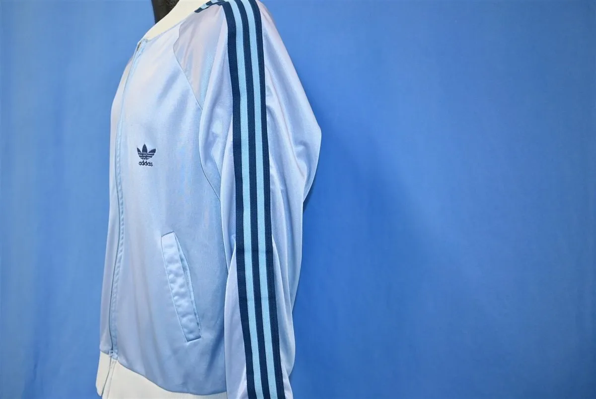 80s Adidas ATP Keyrolan Blue Trefoil Track Jacket Medium