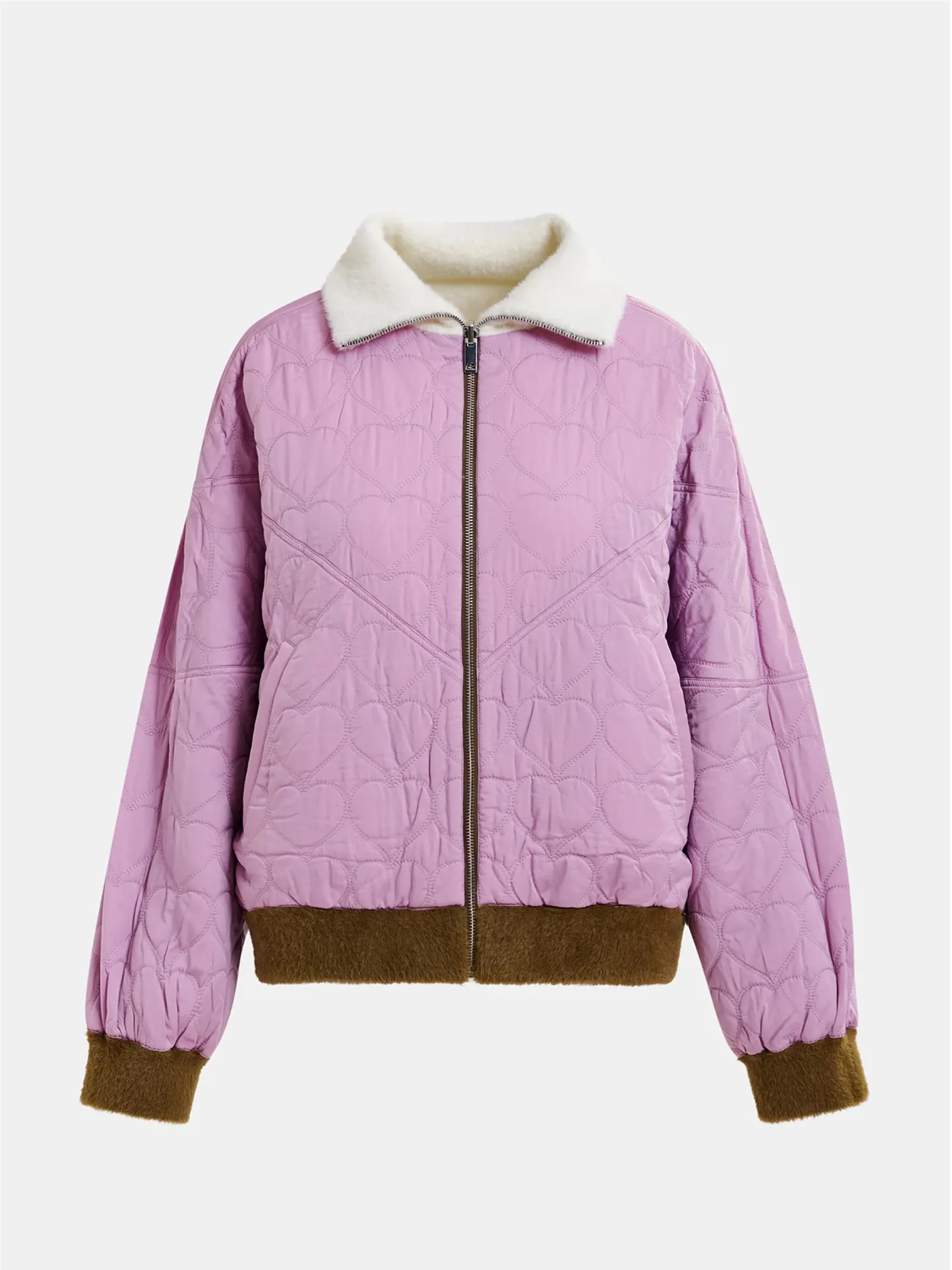 Bomber Oversize Reversibile Khaki