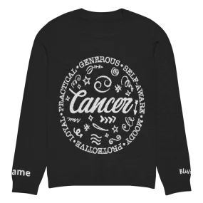 Cancer Zodiac Personalized Knit Sweater
