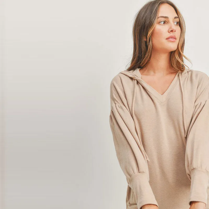 French Terry Hoodie Sweater