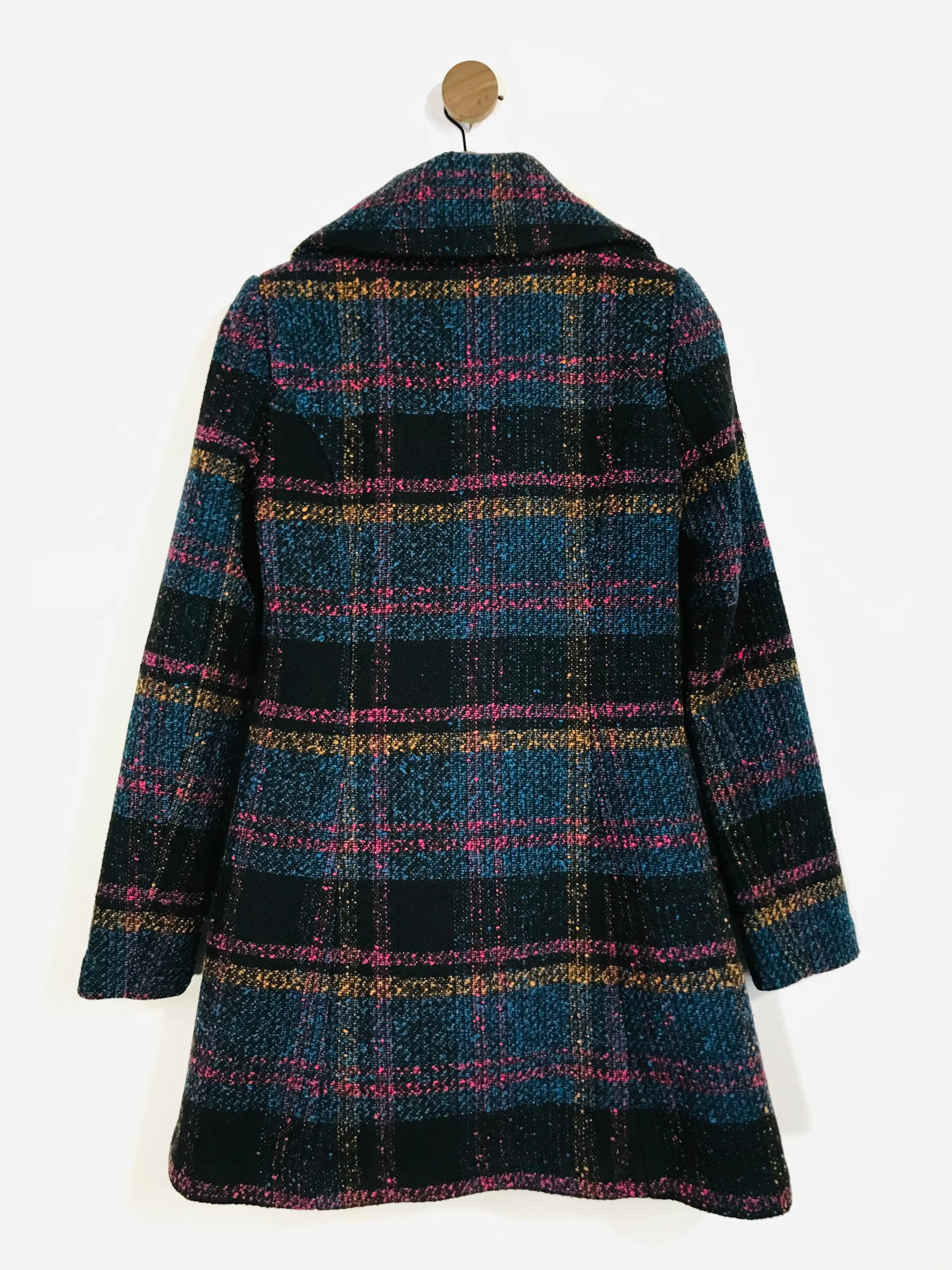 Joe Browns Women's Plaid Overcoat Coat | UK8 | Multicoloured