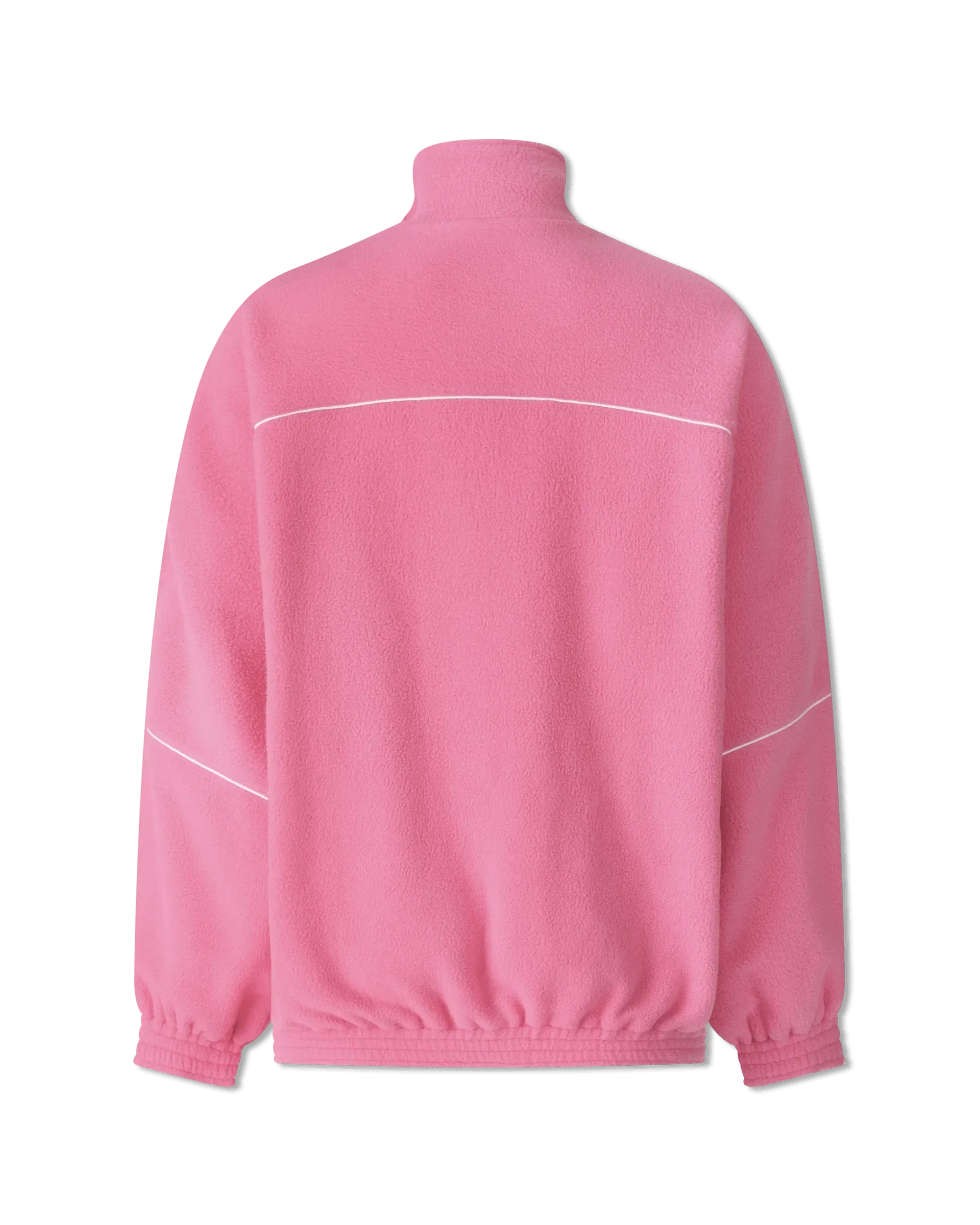 Logo Embroidered Fleece Track Jacket