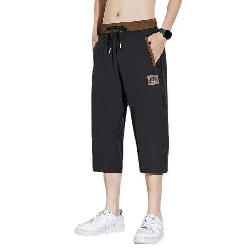 Men's Jogger Cotton Blank 3/4 Sweatpants TS318