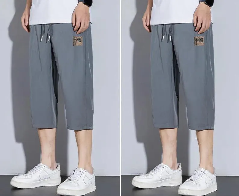 Men's Jogger Cotton Blank 3/4 Sweatpants TS318