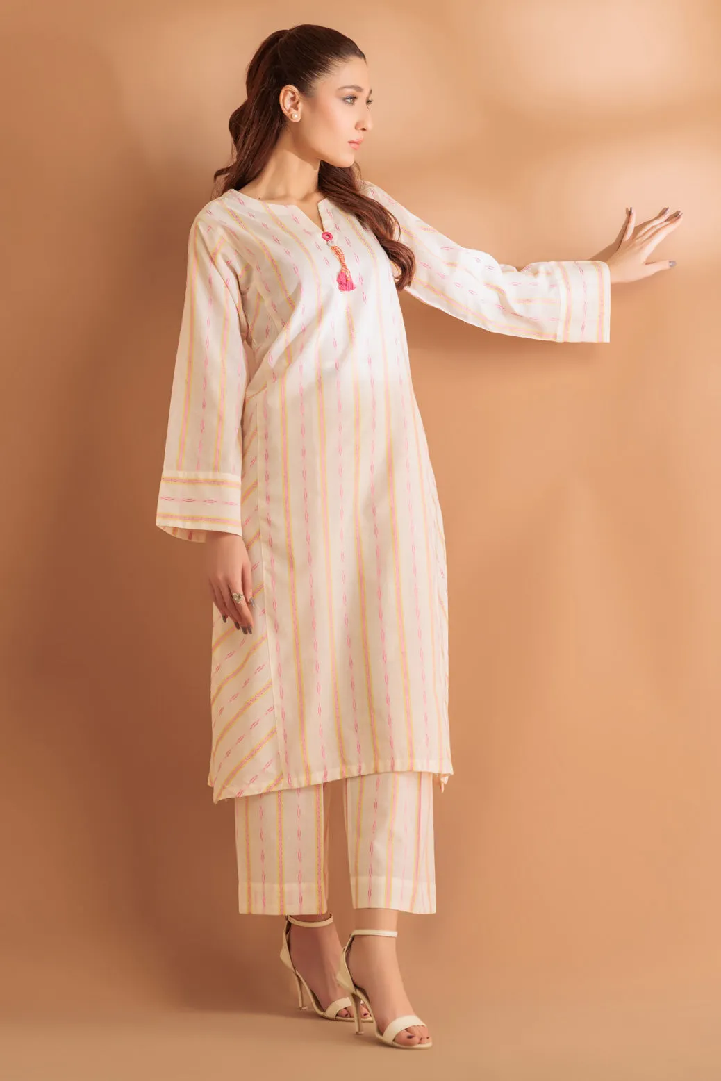 O-WHITE-JACQUARD-2 PIECE (SS6242P34)
