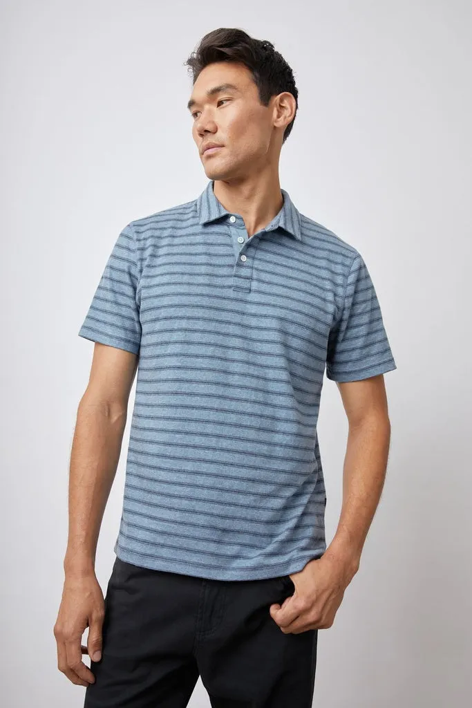 Rails Braxton Short-Sleeve Striped Polo