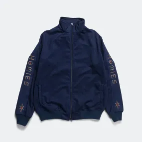 Studded Track Jacket - Navy