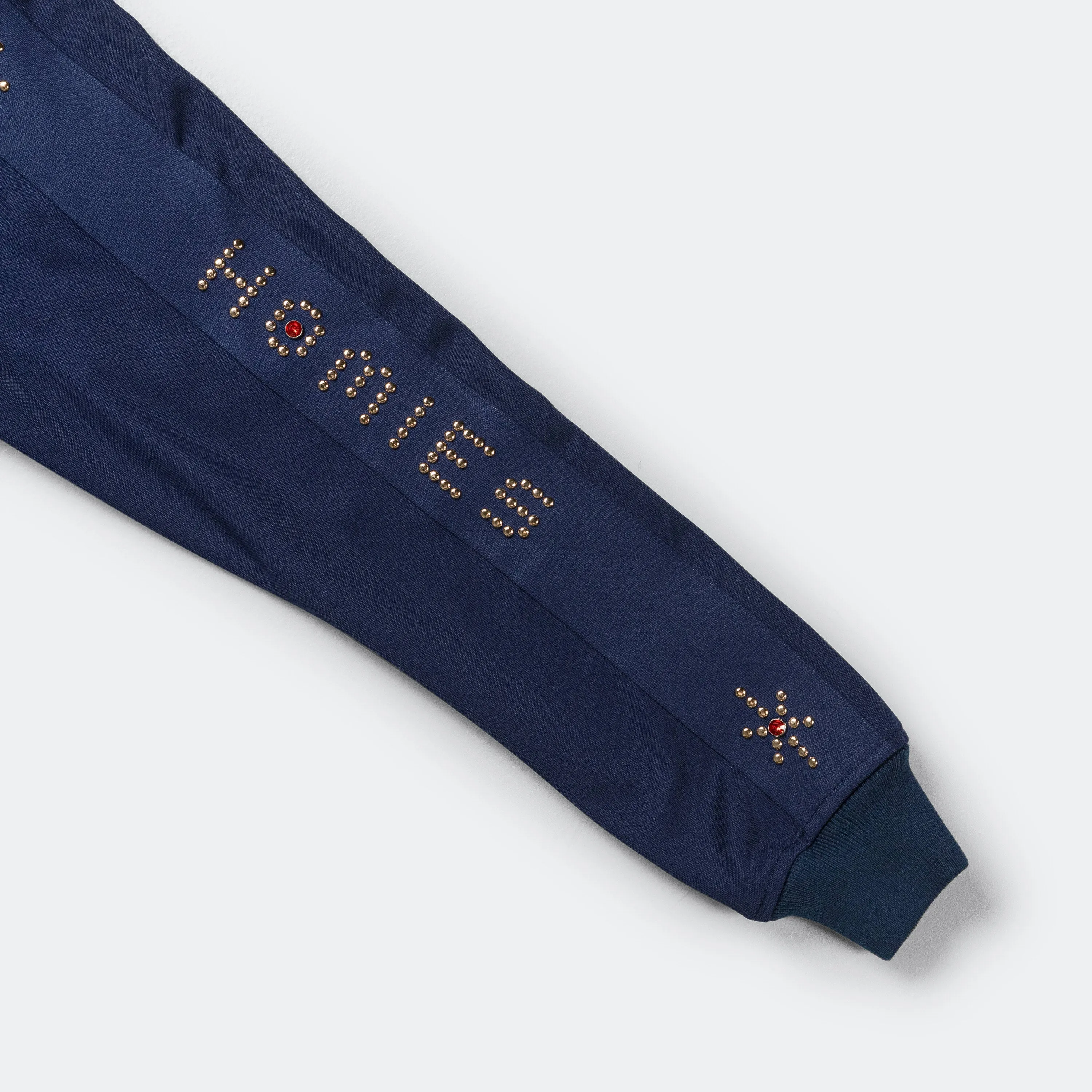 Studded Track Jacket - Navy