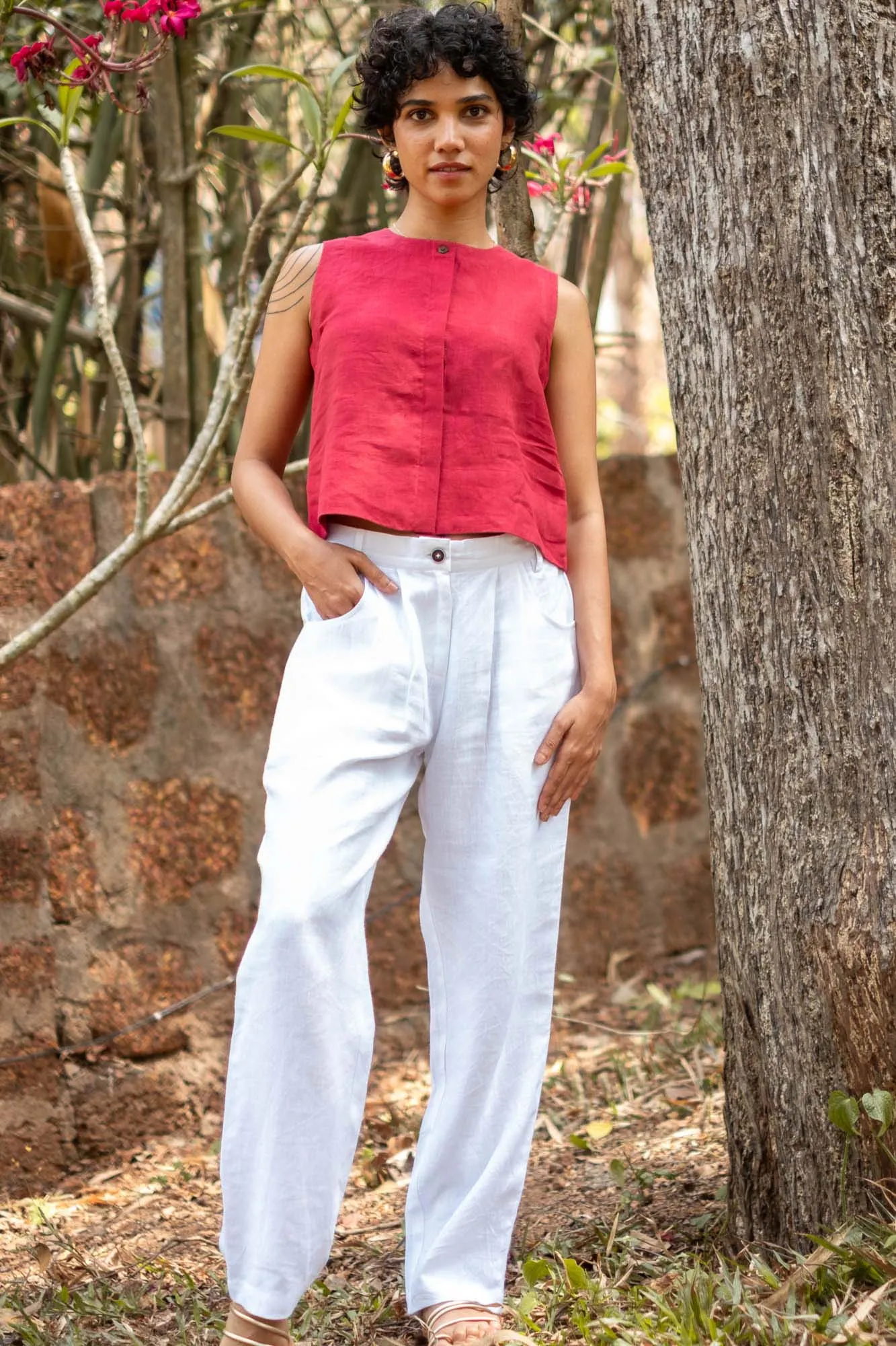 The Linen Baggy Pants