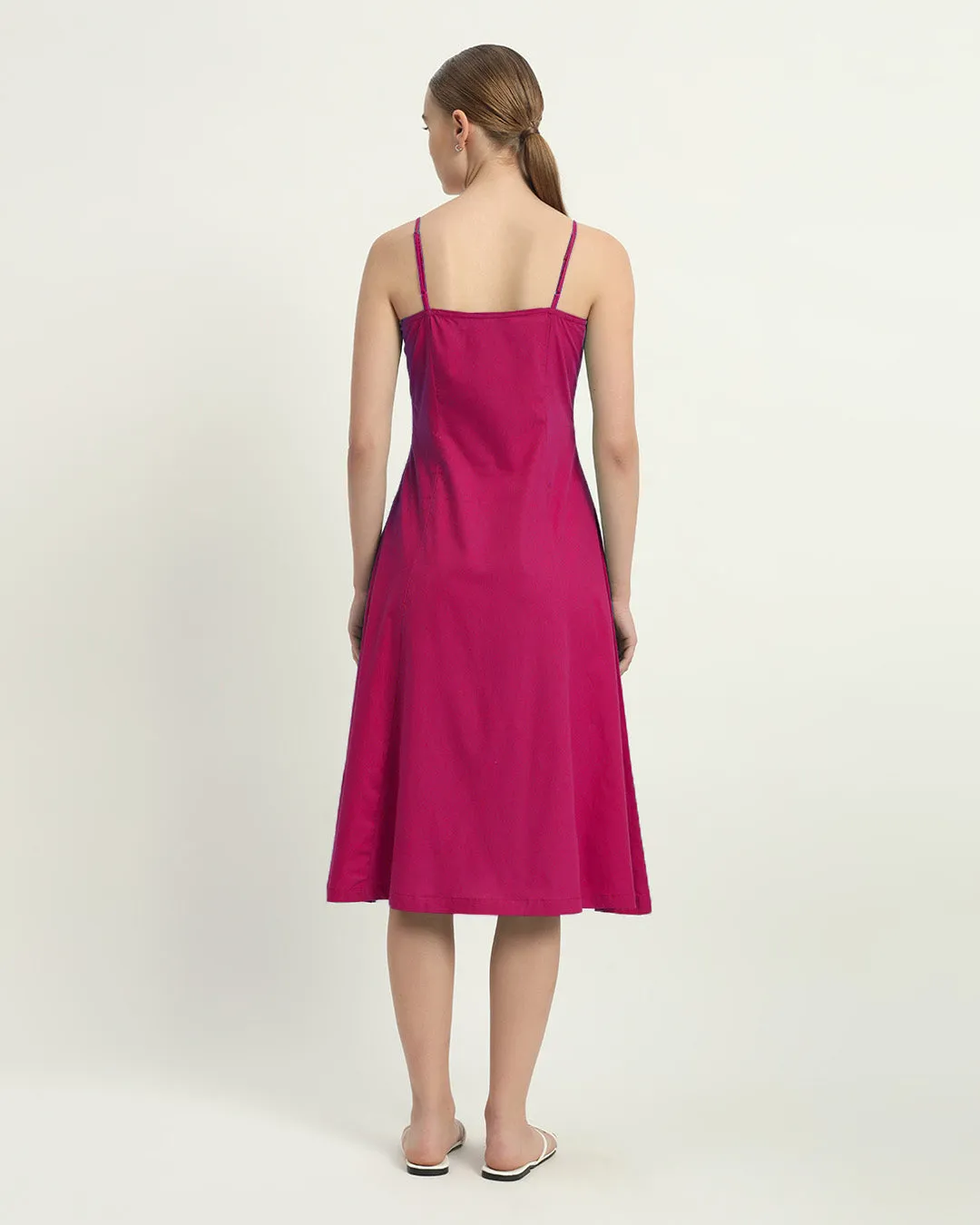 The Valatie Berry Cotton Dress
